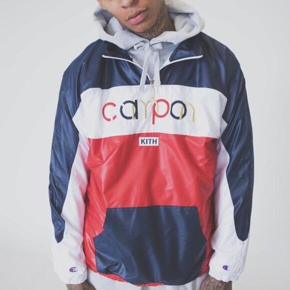 KITH x Champion SS18 Quarter-Zip Size L - Picture 3 of 15